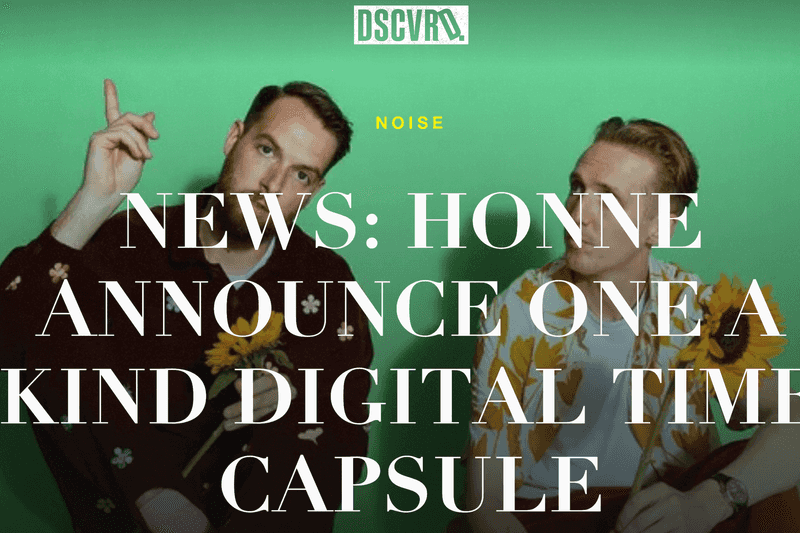 Honne - Time Capsule - DSCVRD