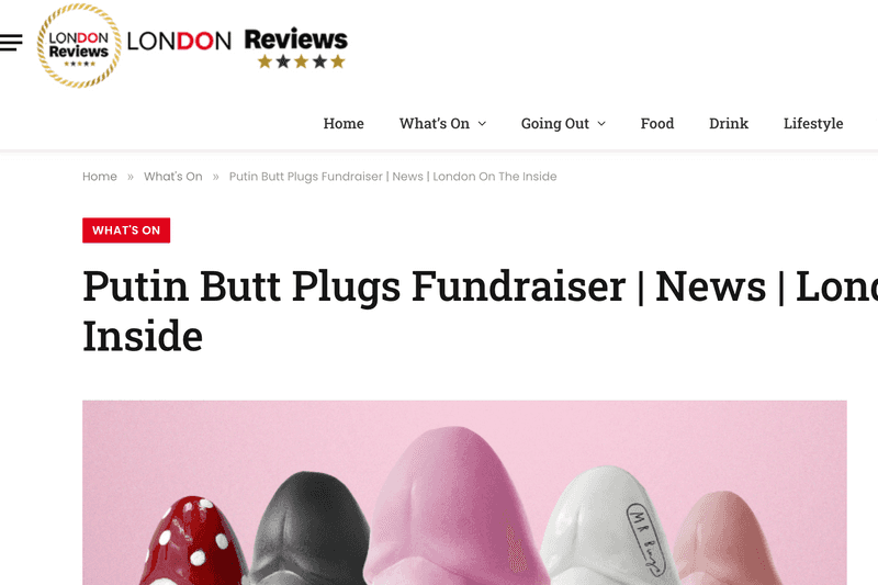 The Vladimir Put-in Buttplug - London Reviews